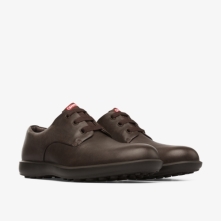 Camper Atom Work Formal Shoes Dark Brown - Mens Singapore FYCVZE-366